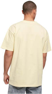 Zwaar oversized T-shirt - zacht geel - 2XL