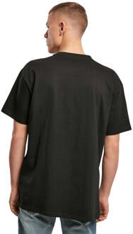 Zwaar oversized T-shirt - Zwart - S