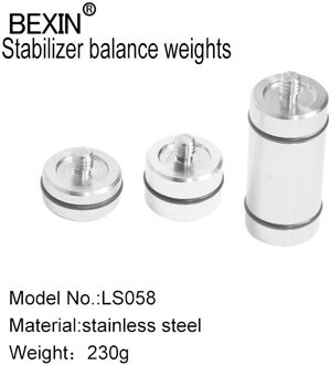 Zwaardere Gewichten 1/4 "Schroef Camera Kalibratie Balance Stative Gewichten Voor Foto Statieven Quick Release Plaat Studio Accessoires