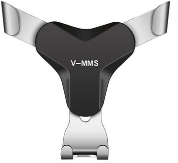 Zwaartekracht Beugel Auto Telefoon Houder Flexibele Universele Auto Zwaartekracht Houder Ondersteuning Mobiele Telefoon Stand Voor Iphone X Xr Xs Max samsung zilver