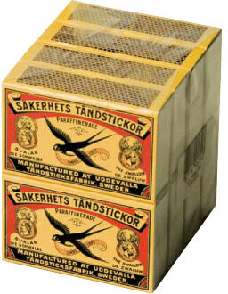 Zwaluw lucifers klein 8 stuks