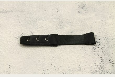 Zwanger BH Verlenger 1 Haaks Zwart met Elastiek (per stuk)