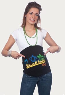 Zwangerschaps Buikband Beach Baby Wit - S|M|