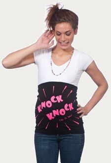 Zwangerschaps Buikband Knock Knock Zwart - S|