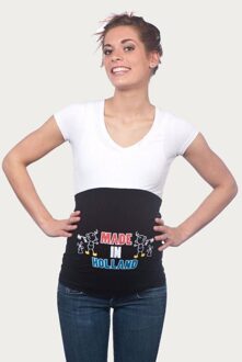 Zwangerschaps Buikband Made in Holland Twins Zwart - S|M|