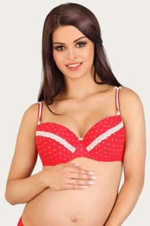 Zwangerschapsbh / Voedingsbh Valentine Love Red - 85B|80C|85C|70D|80D|70E|75E|80E|75F|75G|