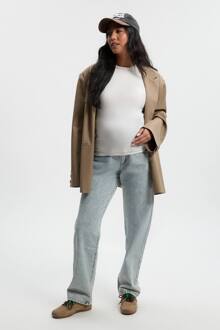 Zwangerschapsjeans Over-De-Bump Met Rechte Pijp, Light Blue - 42