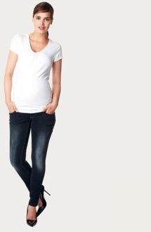 Zwangerschapsjeans Positiejeans Britt Skinny Jeans Dark Stone Wash - 27|33|32|31|