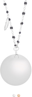 Zwangerschapsketting Babybel Ketting Mother Fine silver/gri