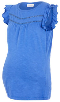 zwangerschapsshirt Siana van biologisch katoen blauw - XL