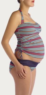 ZwangerschapsTankini / PositieTankini Collered stripe - S|M|L|XL|