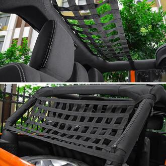 Zware Bagagenet Auto Top Dak Hangmat Bed Rest Mesh Voor Wrangler Tj Yj Jk JL1997 4-Deur/2-Deur