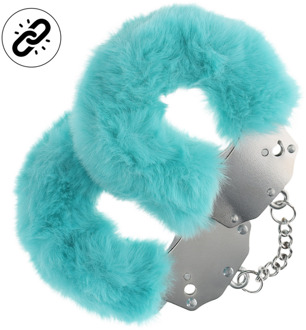 Zware Fluffy Handboeien - Blauw