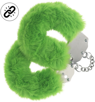 Zware Fluffy Handboeien - Groen