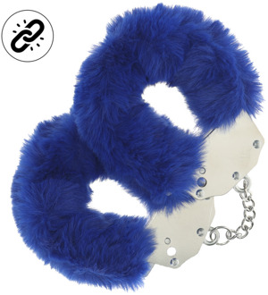 Zware Fluffy Handboeien - Marineblauw