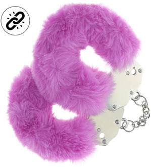 Zware Fluffy Handboeien - Paars