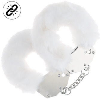 Zware Fluffy Handboeien - Wit
