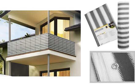 Zware Hek Dek Privacy Screen Zonnescherm Netto Winddicht Weerbestendig Insect Slip Patio Zwembad streep