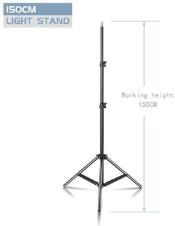 Zware Metalen Aluminium Light Stand Statief Voor Foto Studio Softbox Video Flash Reflector Verlichting Achtergrond Stand 150cm statief