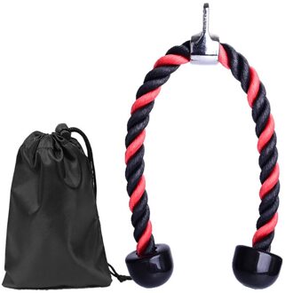 Zware Tricep Touw Buik Crunches Kabel Pull Down Zijtakken Biceps Spier Training Fitness Body Building Gym Pull Touw