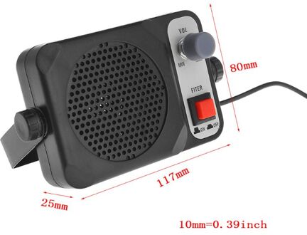 Zware TS-650 Mini Externe Luidspreker Voor Yaesu Icom Cb Radio 3.5Mm