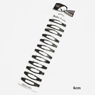 Zwart 12 Stks/set Metalen Haar Haarspeldjes Haarspelden Bb Hoofdbanden Haar Clips Voor Meisjes Womens Haarspelden Hair Styling Accessoires