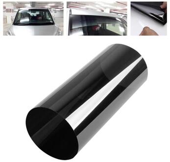 Zwart 20X150Cm Autoruit Folies Tint Tinting Film Roll Auto Auto Thuis Vensterglas Zomer Solar Uv protector Sticker Films TSLM1