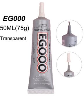 Zwart 50Ml T9000s Super Lijm Touchscreen Telefoon T7000 Scrapbooking Glitter Component Lijm Diamant Verf Strass Uv E8000 EG000-Glue 50ML