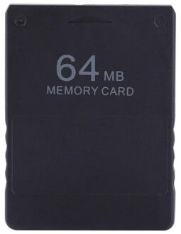 Zwart 8/16/32/64/128Mb Memory Card Game Save Saver Gegevens Stick Module Voor sony PS2 Ps Voor Playstation 2 64MB