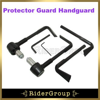 Zwart Aluminium Rem Koppelingshendel Protector Guard Handguard Voor Motorfiets Onderdelen