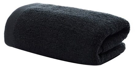 Zwart Badhanddoek Pure Katoen Zachte Handdoek Voor Badkamer Hotel Machine Wasbaar BOM666 120g Towel