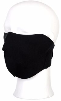 Zwart biker masker voor volwassennen