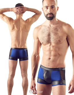 Zwart blauwe Heren short, SJ2132648 ( S & 2XL) - Maat: S