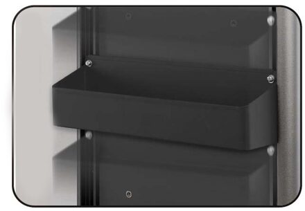 Zwart Blikhouder voor 102 trolley 102106