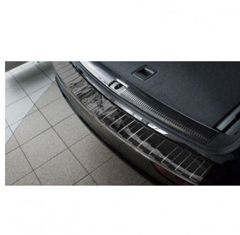 Zwart-Chroom RVS Achterbumperprotector passend voor Audi Q5... Zwart