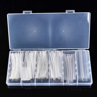 Zwart/Clear Thermoresistant Tubing 2:1 Polyolefin Krimpkous Kabel Tube Hoezen, diy Krimpfolie Krimpkous Kit doorzichtig