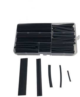 Zwart/Clear Thermoresistant Tubing 2:1 Polyolefin Krimpkous Kabel Tube Hoezen, diy Krimpfolie Krimpkous Kit