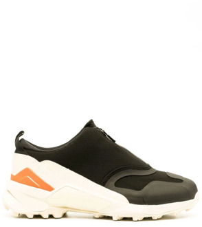 Zwart/Crème Wit/Oranje Sneakers Y-3 , Black , Heren - 45 1/2 EU