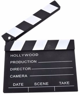 Zwart Director Video Scene Clapperboard Tv Film Klepel Bord Film Slate Cut Prop