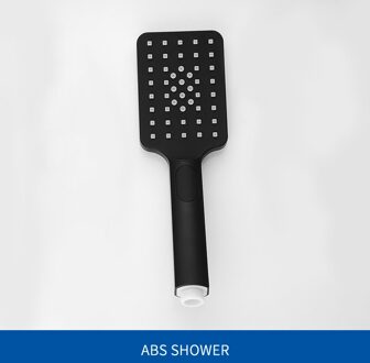 Zwart Douche Sliding Bar Wall Mounted Douche Bar Verstelbare Sliding Rail Set 3 Functie Douche Minimalistische Stijl douche enkel en alleen