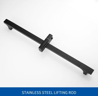 Zwart Douche Sliding Bar Wall Mounted Douche Bar Verstelbare Sliding Rail Set 3 Functie Douche Minimalistische Stijl Sliding Bar enkel en alleen