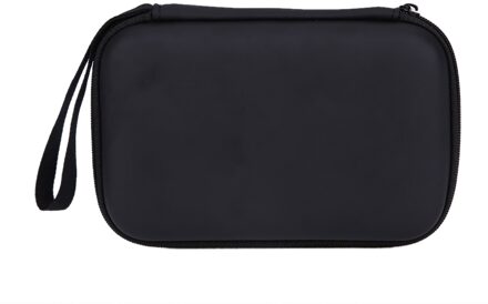Zwart EVA PU Draagtas Tas voor 2.5 inch Externe Hard Drive Draagbare Oortelefoon USB Kabels TF Kaarten Organizer tas