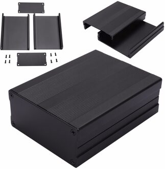 Zwart Geëxtrudeerd Aluminium Behuizingen PCB Instrument Elektronische Project Box Case 100x76x35mm