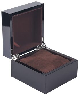 Zwart Gelakt Houten High-End Horloge Doos Horloge Display Box Vierkante Doos