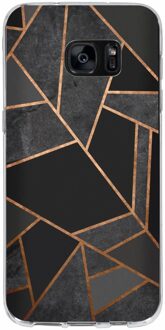 Zwart Grafisch Design Tpu Hoesje Voor De Samsung Galaxy S7 Edge Multikleur