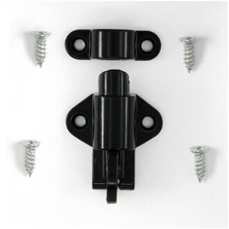 Zwart/Grijs Deur Klink Aluminium Ardware Voor Thuis Gate Veiligheid Deur Bolt Klink Slot Vliegtuigen Klink Lock Accessoires QDD1054