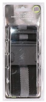 Zwart/grijze verstelbare bagageband verstelbaar - Kofferriemen Multikleur