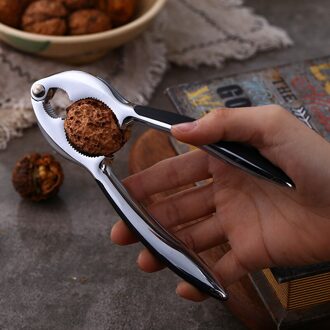 Zwart Handvat Zinklegering Walnut Tang Keuken Gadget Moer Klem Dunschiller Fruit Opener Walnoot Klem