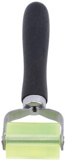 Zwart Houten Handvat Auto Sound Deadener Toepassing Clear Rubber Roller Groene Verdichting Roller 50mm
