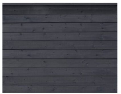 Zwart Houten Stapelrabat Schutting Klink 174 x 129 CM Black